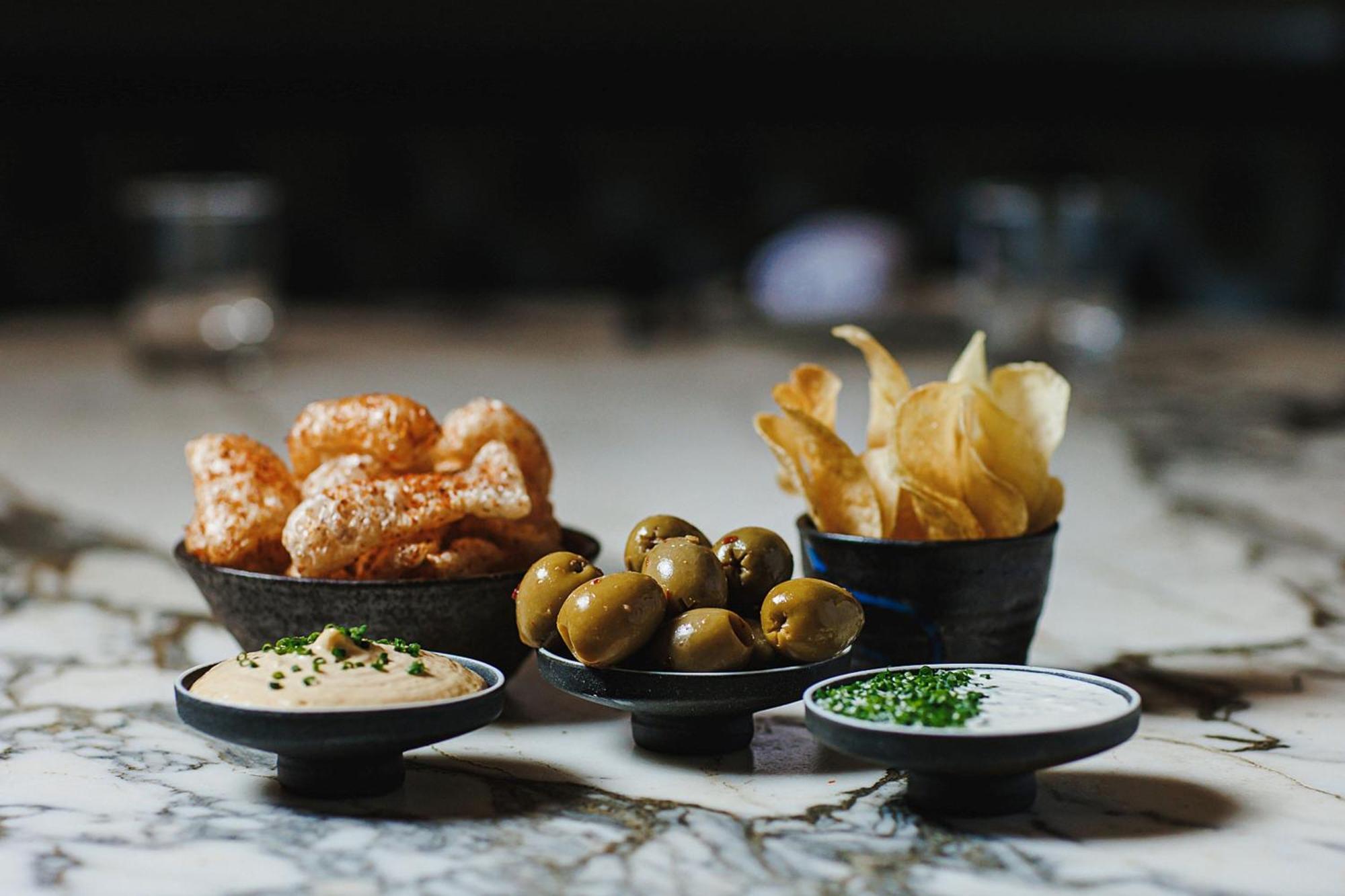 Stock Exchange Hotel, Manchester, Autograph Collection ภายนอก รูปภาพ A selection of tapas