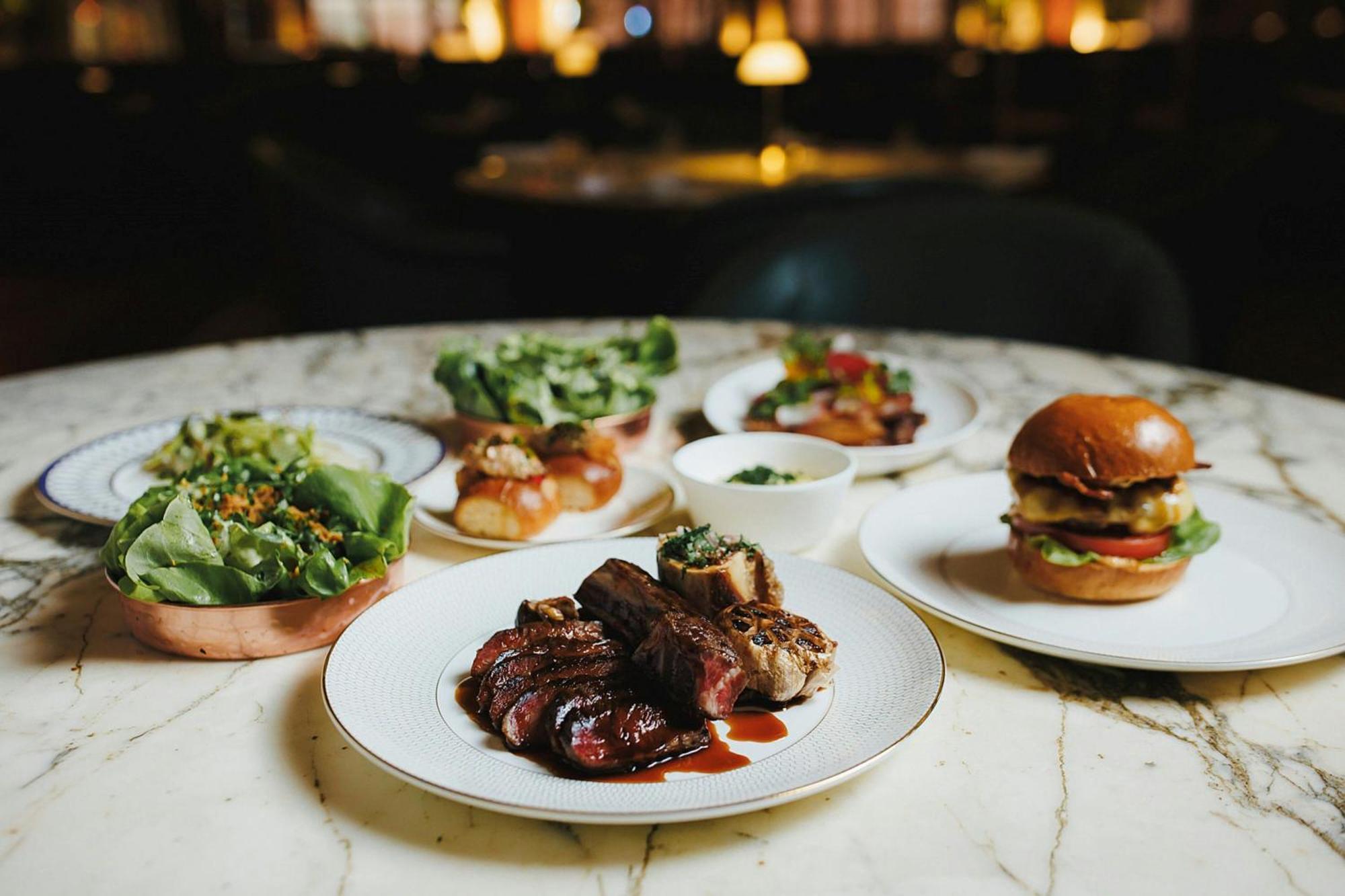 Stock Exchange Hotel, Manchester, Autograph Collection ภายนอก รูปภาพ A selection of dishes at the restaurant